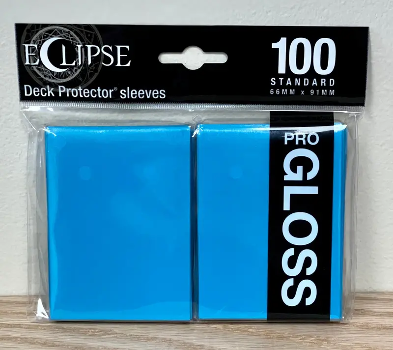 Ultra-Pro Eclipse: Deck Protector Sleeves - Sky Blue Gloss 1