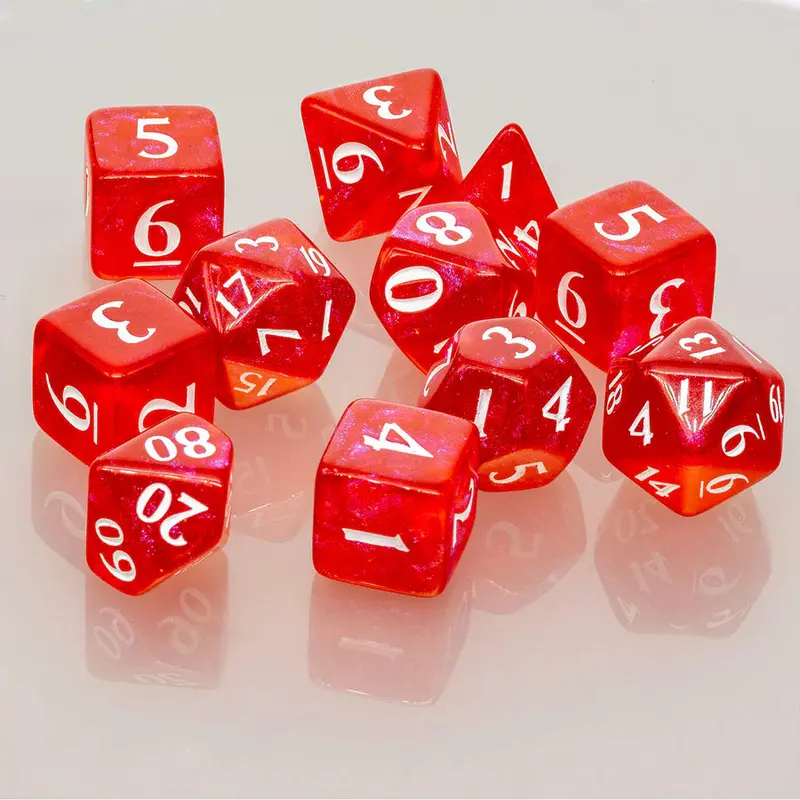 Ultra-Pro: Eclipse - Rpg Dice Set 11Pc (Apple Red) 1