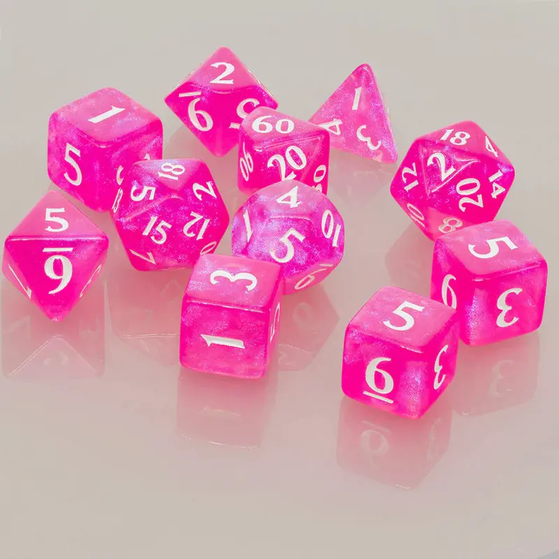 Ultra-Pro: Eclipse - Rpg Dice Set 11Pc (Hot Pink) 1