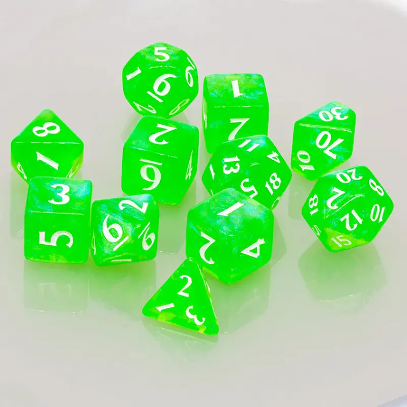 Ultra-Pro: Eclipse - Rpg Dice Set 11Pc (Lime Green) 1