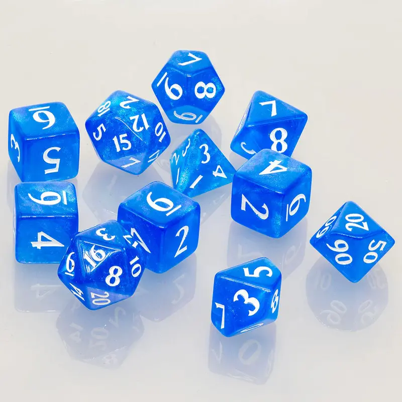 Ultra-Pro: Eclipse - Rpg Dice Set 11Pc (Pacific Blue) 1