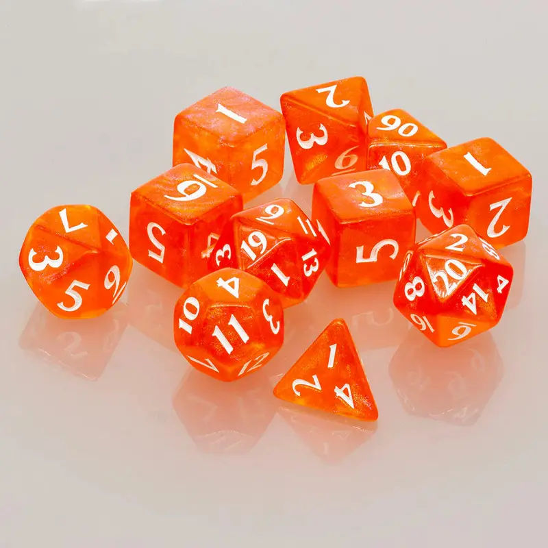 Ultra-Pro: Eclipse - Rpg Dice Set 11Pc (Pumpkin Orange) 1