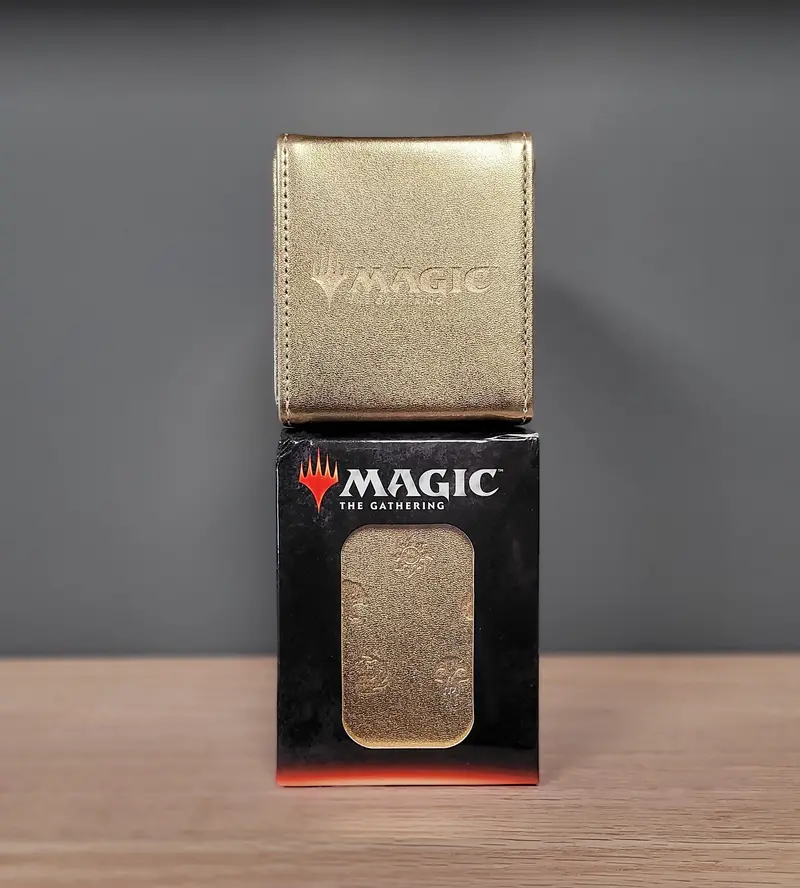 Ultra-Pro: Mtg Alcove Flip Box - Gold 1