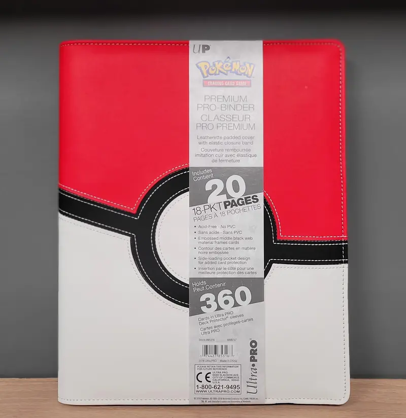 Ultra-Pro: Pokémon 9 Pocket Premium Pro Binder - Poké Ball 1