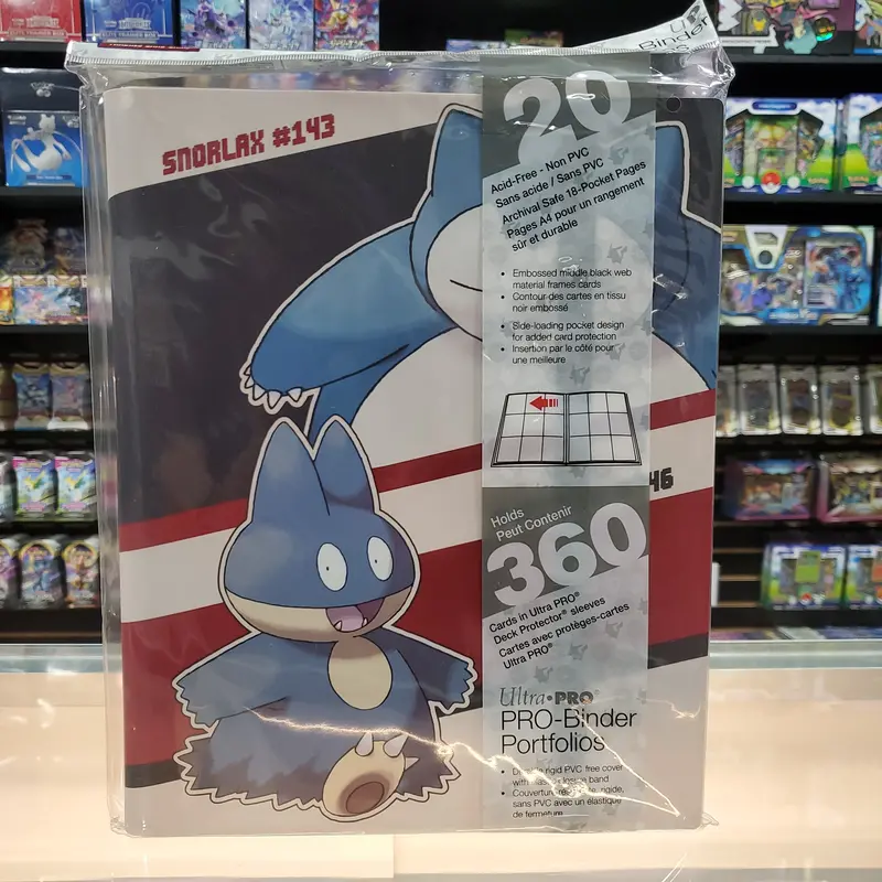 Ultra-Pro: Pokémon 9 Pocket Pro Binder - Snorlax & Munchlax 1