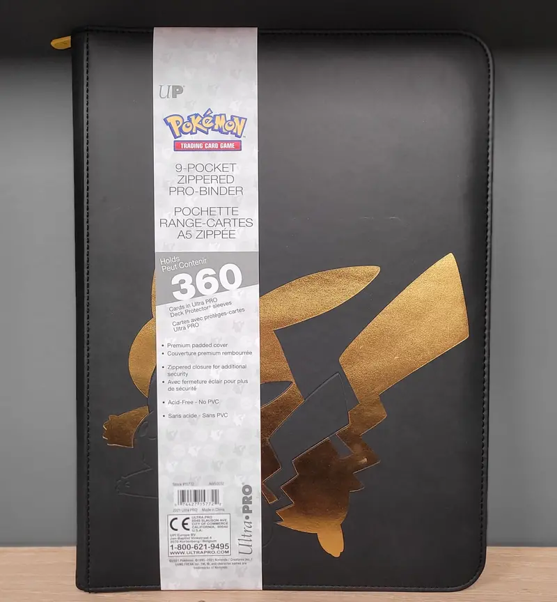 Ultra-Pro: Pokémon 9 Pocket Zippered Premium Pro Binder - Pikachu 1