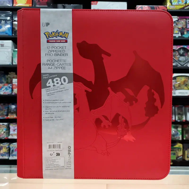 Ultra-Pro: Pokémon Elite Series 12-Pocket Zippered Pro-Binder - Charizard 1