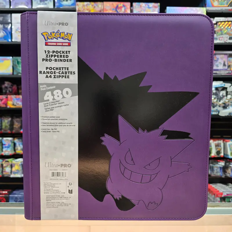 Ultra-Pro: Pokémon Elite Series 12-Pocket Zippered Pro-Binder - Gengar 1