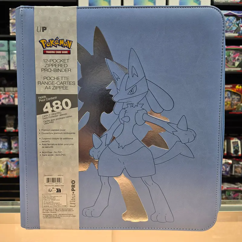 Ultra-Pro: Pokémon Elite Series 12-Pocket Zippered Pro-Binder - Lucario 1