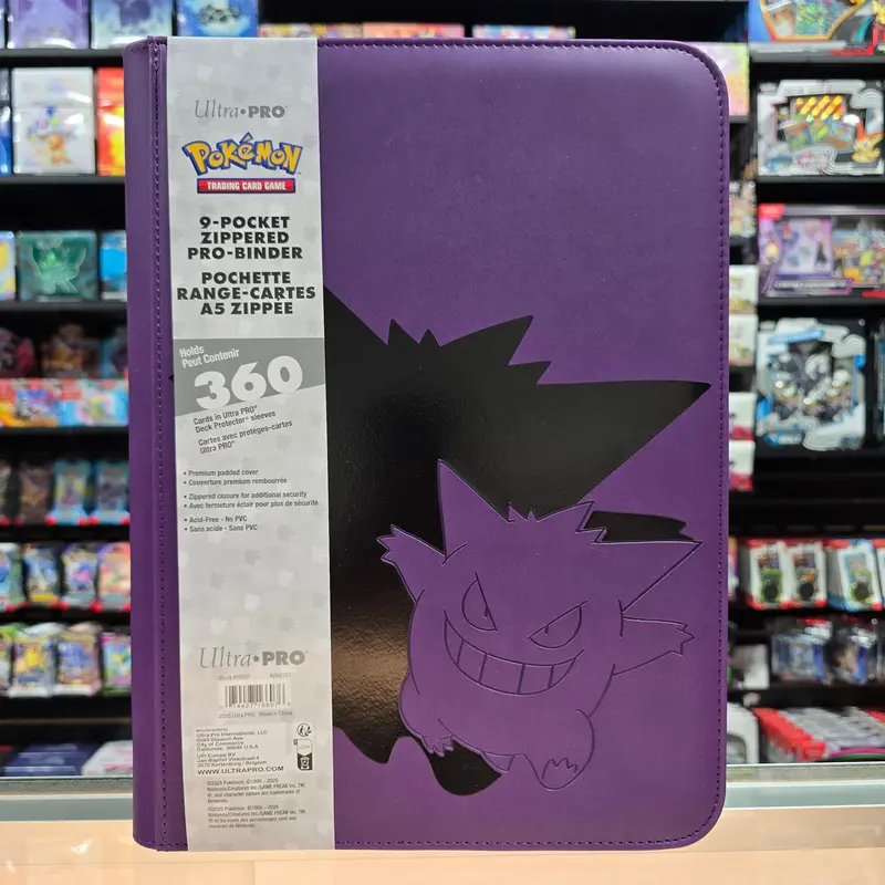 Ultra-Pro: Pokémon Elite Series 9-Pocket Zippered Pro-Binder - Gengar 1