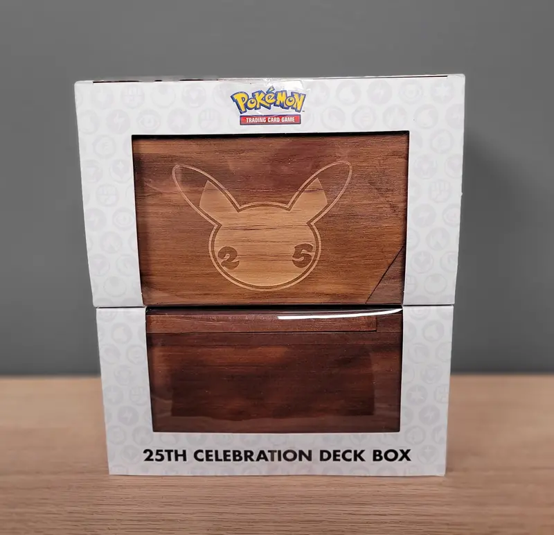 Ultra-Pro: Pokémon Wooden Deck Box - 25Th Anniversary 1