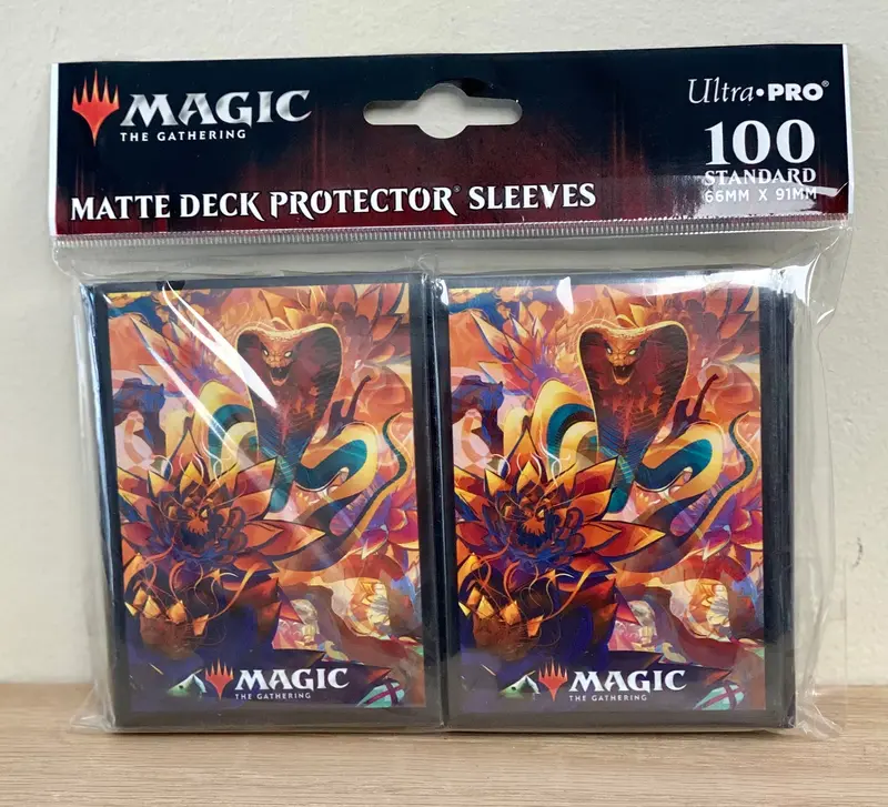 Ultra-Pro Sleeves: Magic The Gathering Zendikar Rising - Lotus Cobra 100 Ct 1