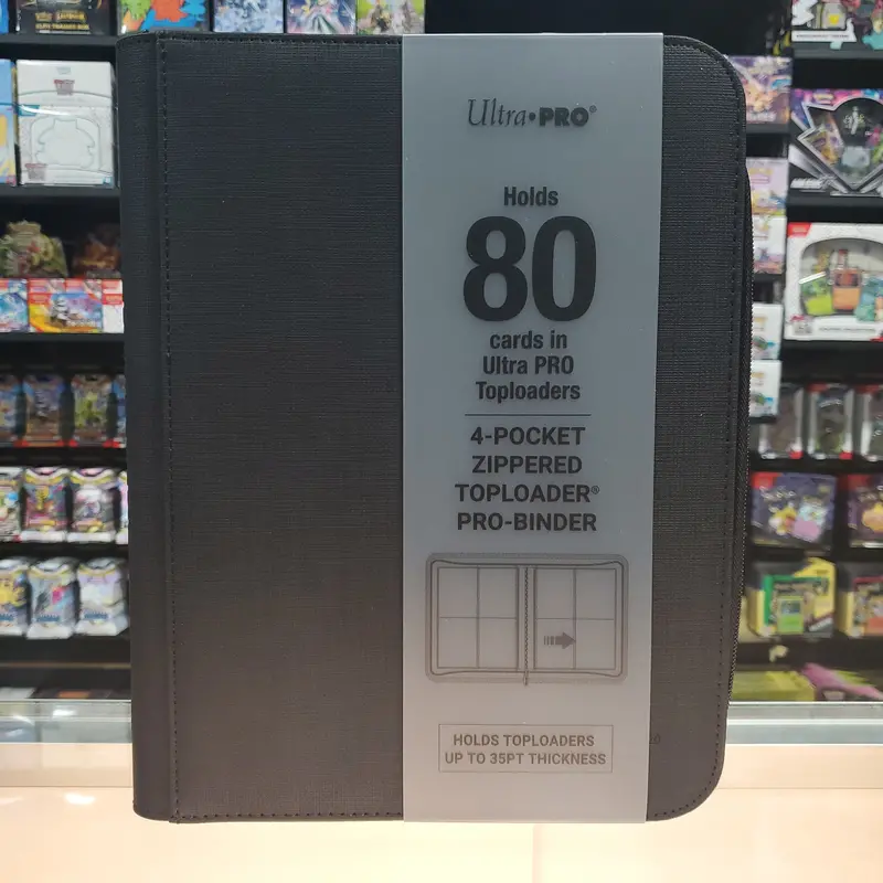 Ultra-Pro: Toploader 4-Pocket Zippered Premium Pro-Binder 1