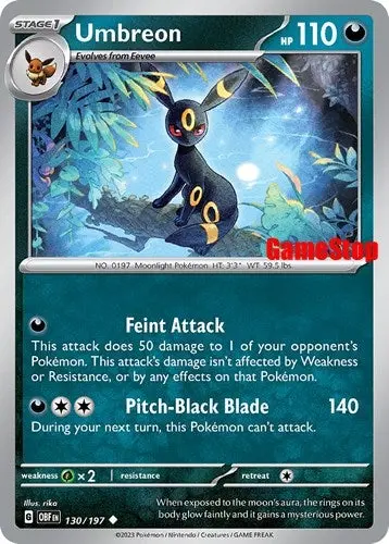 Umbreon - 130/197 (Gamestop Exclusive) (130/197) (Mcap) 1