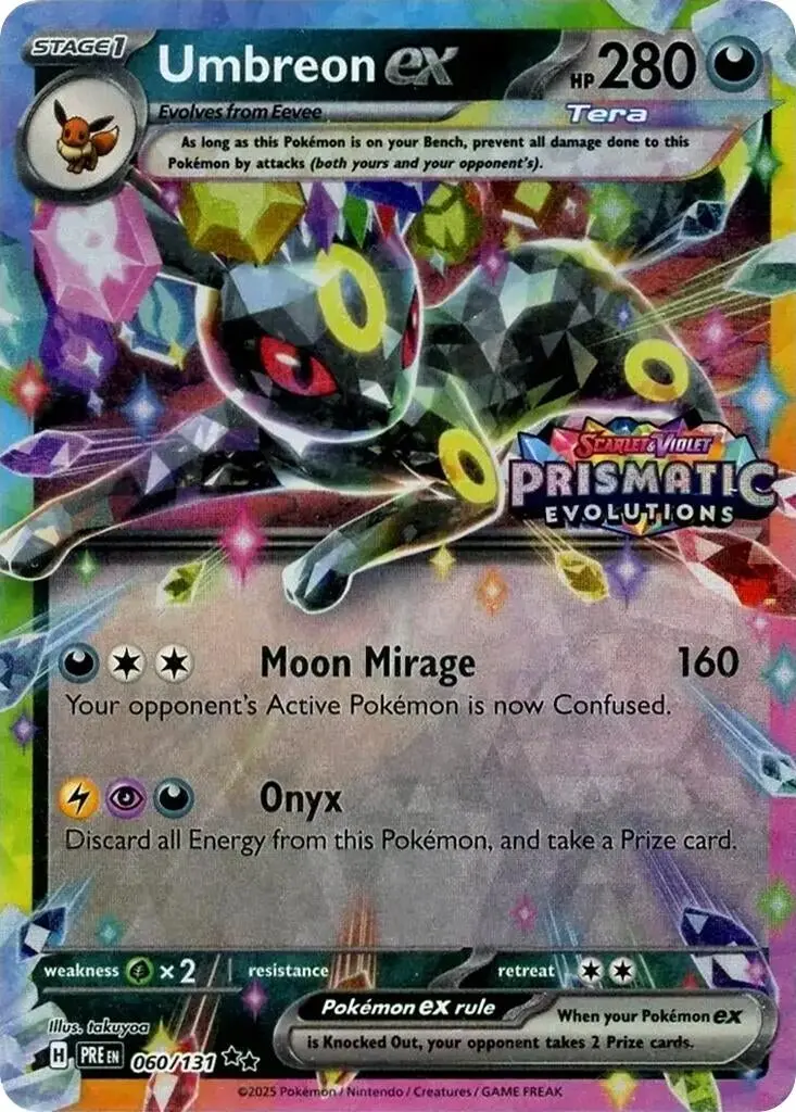 Umbreon Ex - 060/131 (Prismatic Evolutions Stamp) (060/131) (Mcap) 1