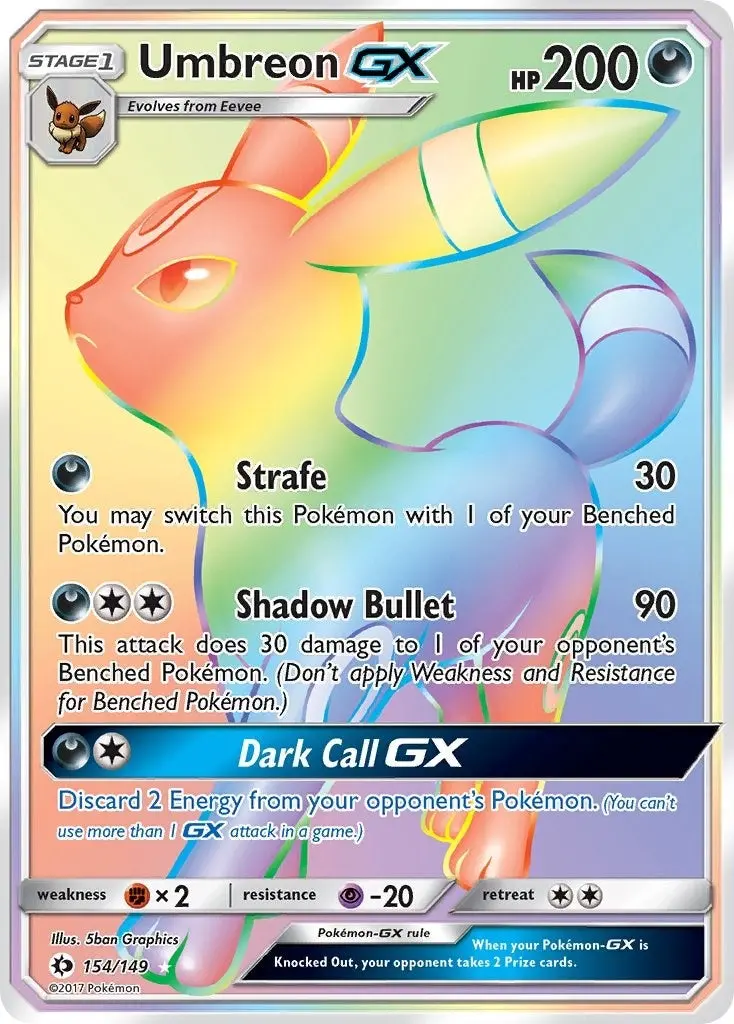 Umbreon Gx (Secret) (154/149) (Sm01) 1