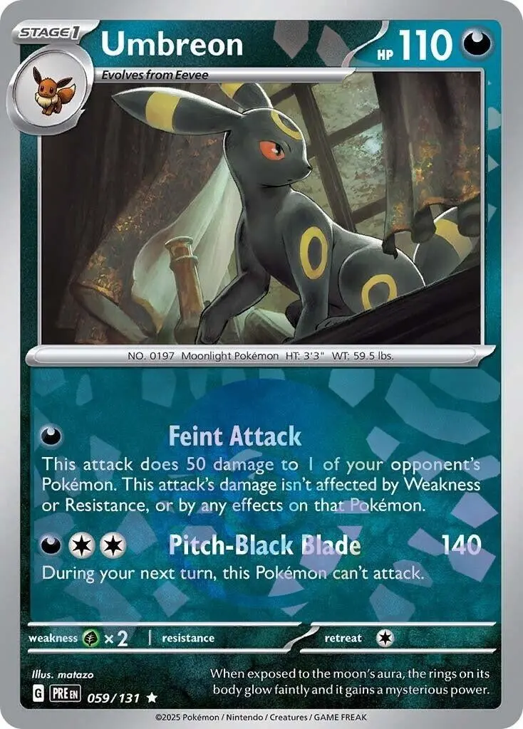 Umbreon (Poke Ball Pattern) (059/131) (Pre) 1