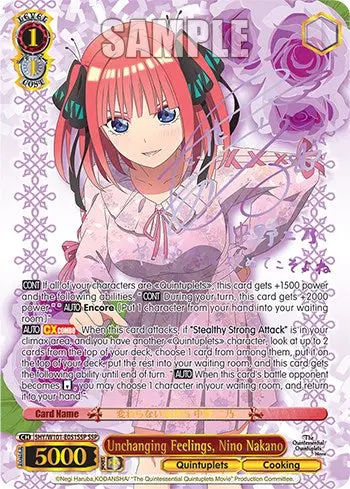 Unchanging Feelings, Nino Nakano (5Hy/W101-E051ssp Ssp) [The Quintessential Quintuplets Movie] 1