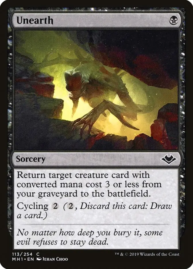 Unearth (113) (Mh1) 1