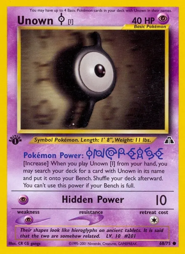 Unown [I] (68/75) (N2) 1