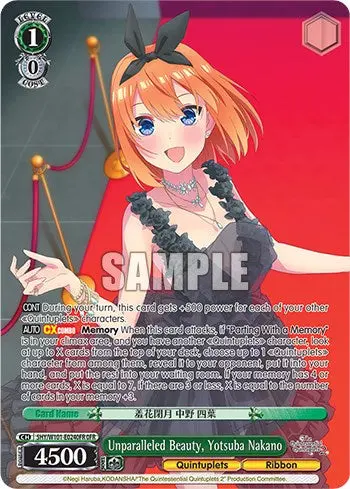 Unparalleled Beauty, Yotsuba Nakano (5Hy/W101-E024ofr Ofr) [The Quintessential Quintuplets Movie] 1