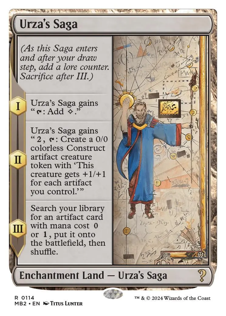 Urza's Saga (White Border) (114) (Mb2) 1