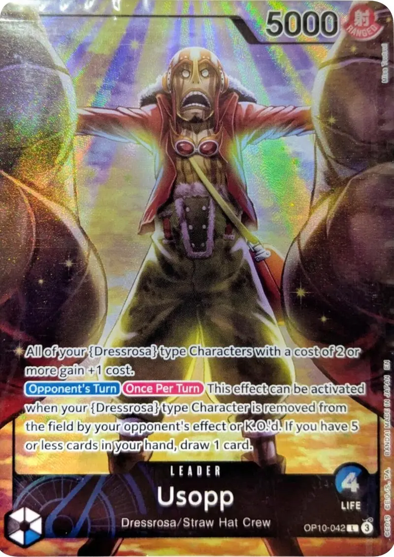 Usopp (Official Playmat -Limited Edition Vol. 3-) (Op10-042) (Op-Pr) 1