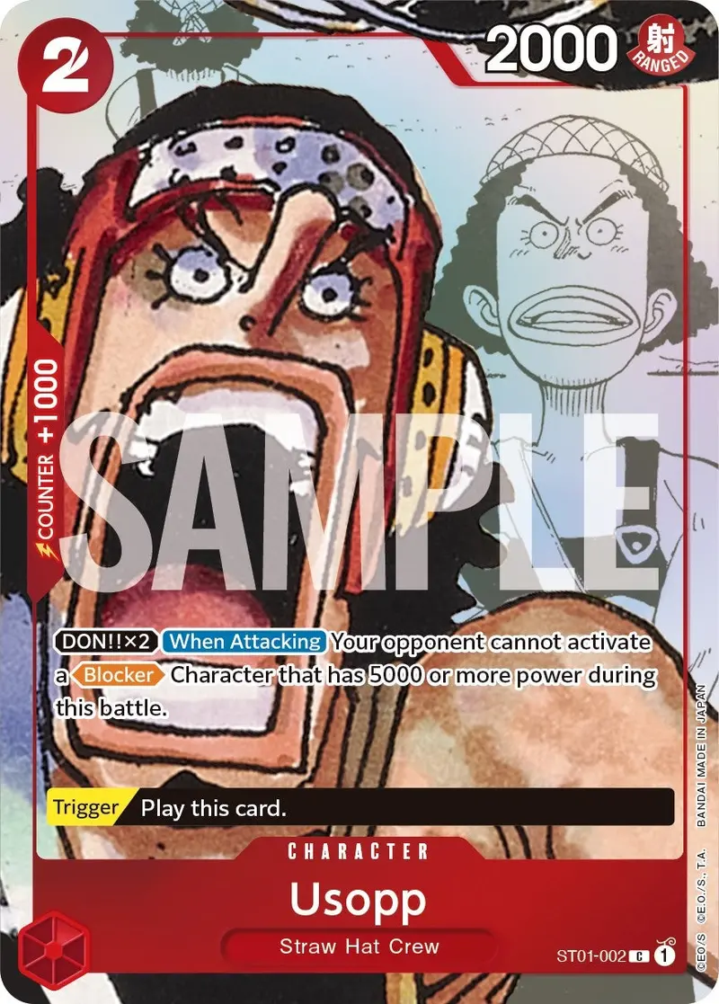 Usopp - St01-002 (Alternate Art) (St01-002) (Op-Pr) 1