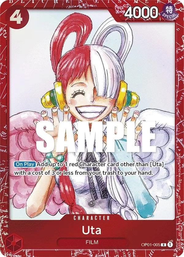 Uta (Premium Card Collection -One Piece Film Red Edition-) (Op01-005) (Op-Pr) 1