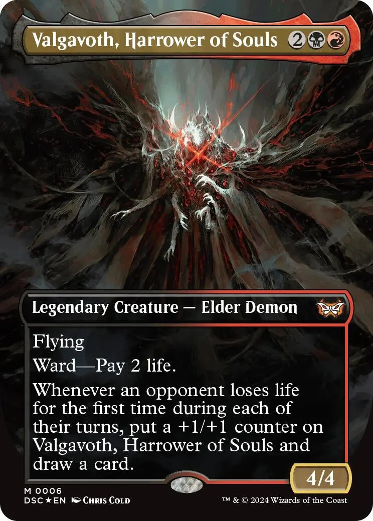Valgavoth, Harrower Of Souls (Borderless) (6) (Dsc) 1