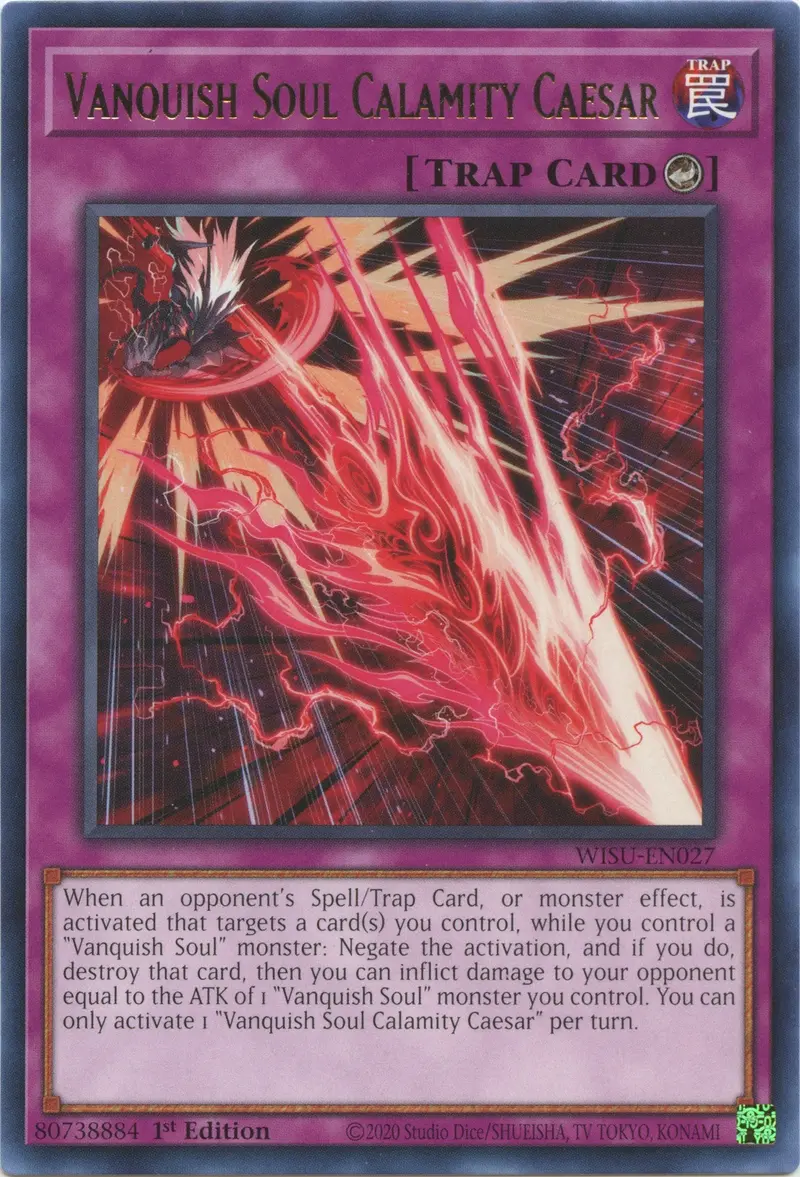 Vanquish Soul Calamity Caesar [Wisu-En027] Rare 1