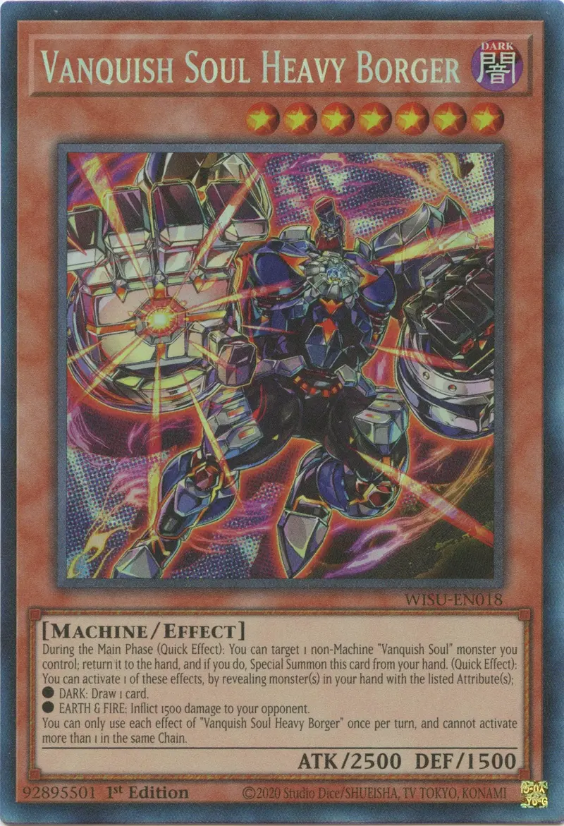 Vanquish Soul Heavy Borger [Wisu-En018] Collector's Rare 1
