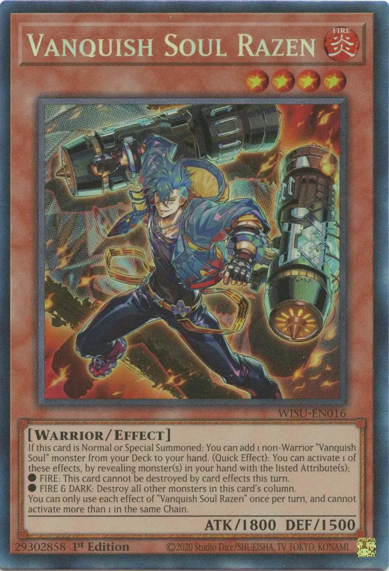 Vanquish Soul Razen [Wisu-En016] Collector's Rare 1