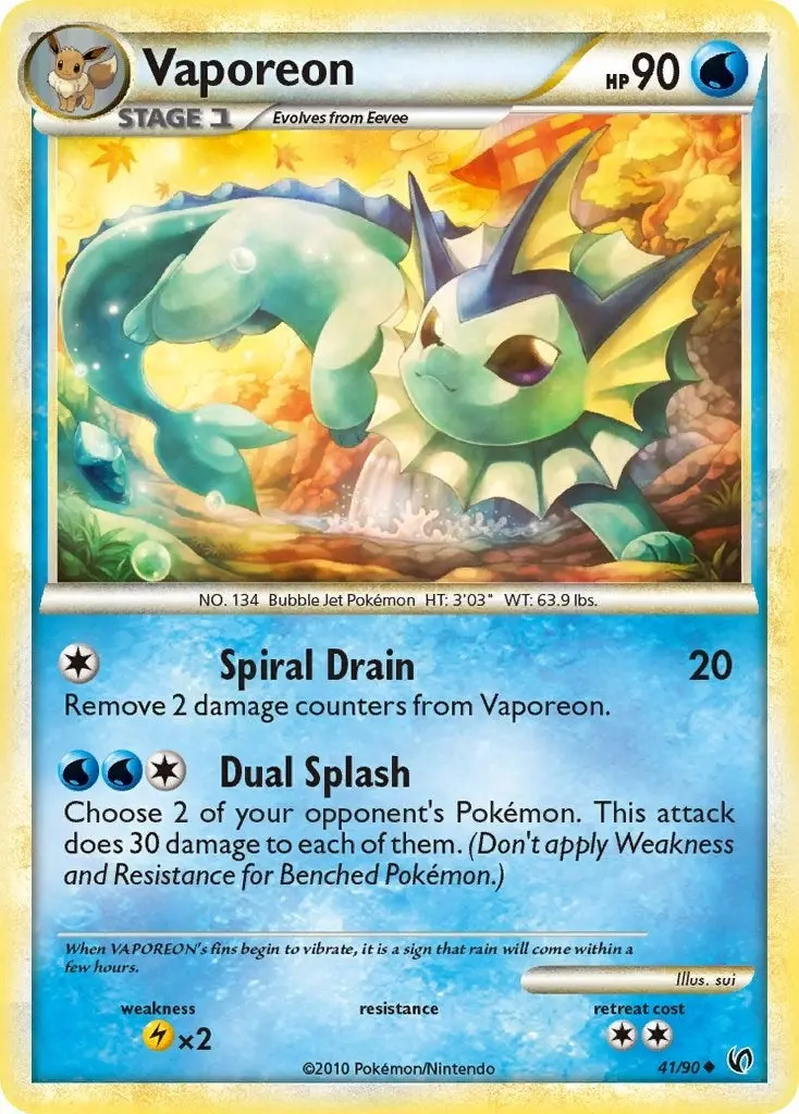 Vaporeon (41/90) (Ud) 1