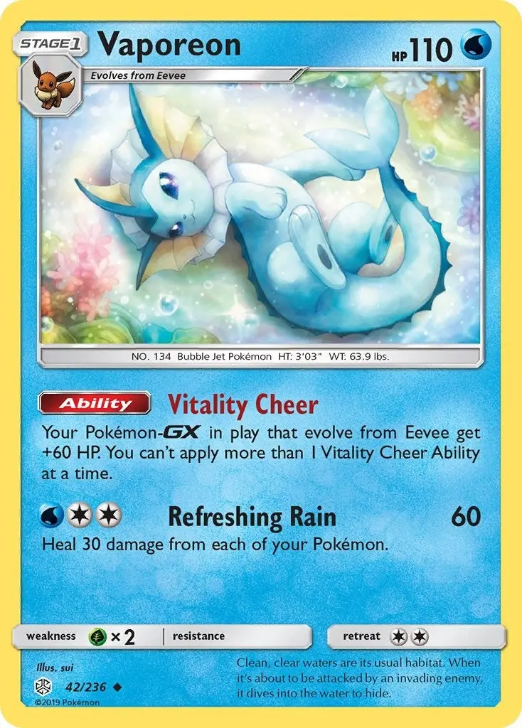 Vaporeon (42/236) (Sm12) 1