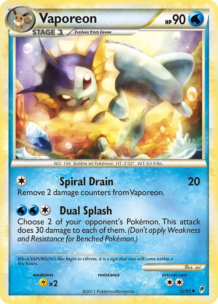 Vaporeon (52/95) (Cl) 1