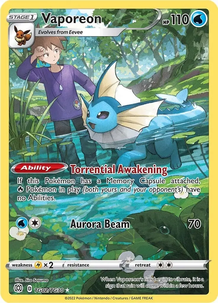 Vaporeon (Tg02/Tg30) (Swsh09:Tg) 1