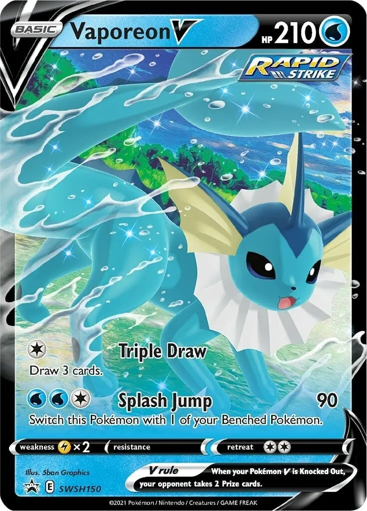 Vaporeon V - Swsh150 (Swsh150) (Swsd) 1