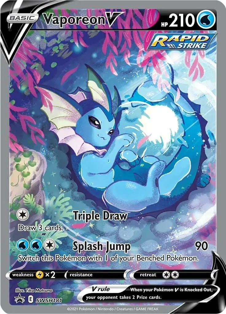 Vaporeon V - Swsh181 (Swsh181) (Swsd) 1
