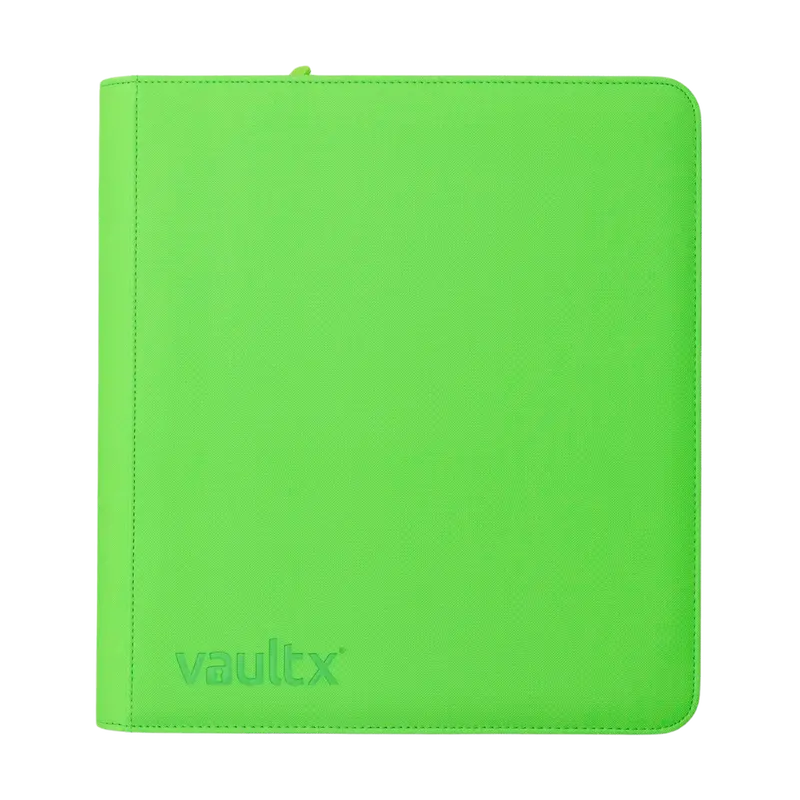 Vault X: 12-Pocket Zip Binder (Neon Green) 1