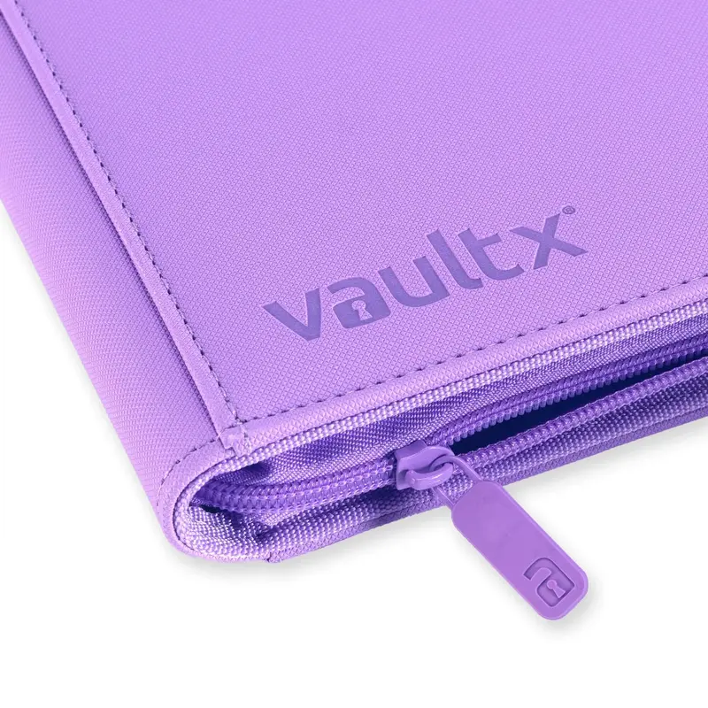 Vault X: 4-Pocket Zip Binder (Just Purple) 2