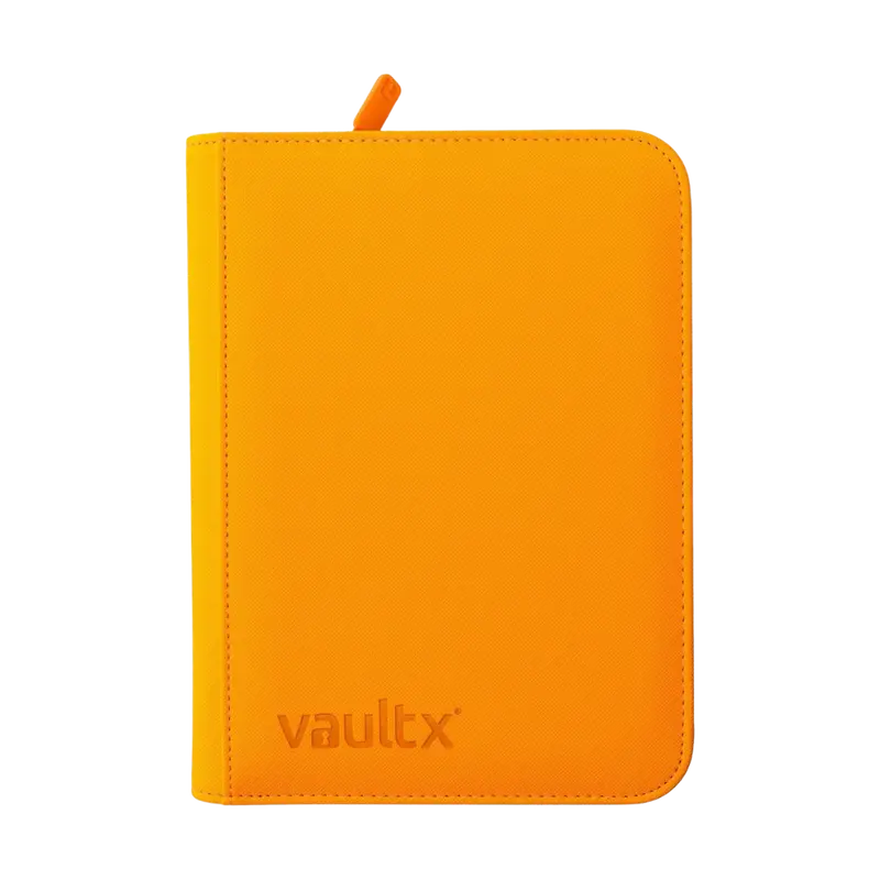 Vault X: 4-Pocket Zip Binder (Neon Orange) 1