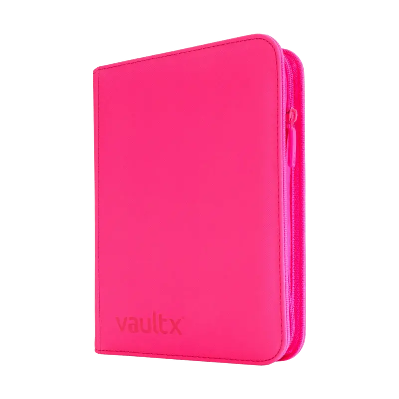 Vault X: 4-Pocket Zip Binder (Neon Pink) 1
