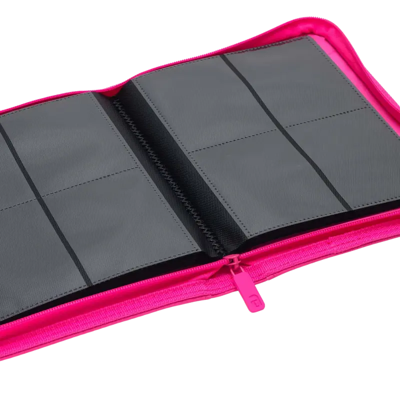 Vault X: 4-Pocket Zip Binder (Neon Pink) 2