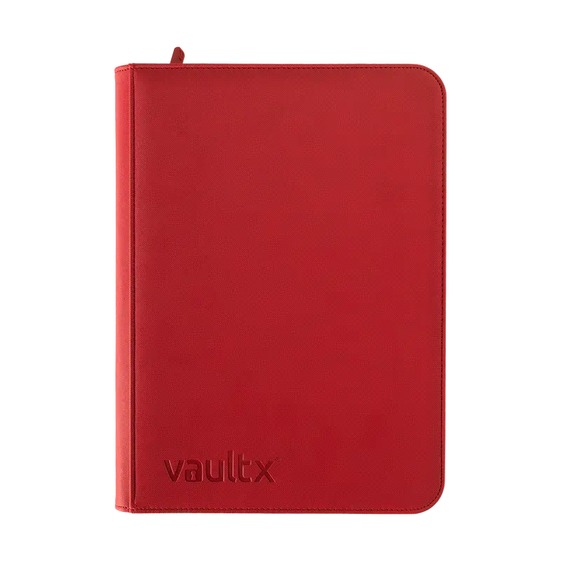 Vault X: 9-Pocket Zip Binder (Fire Red) 1