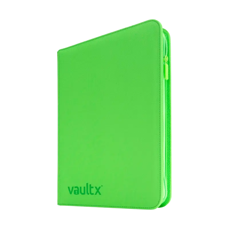 Vault X: 9-Pocket Zip Binder (Neon Green) 1