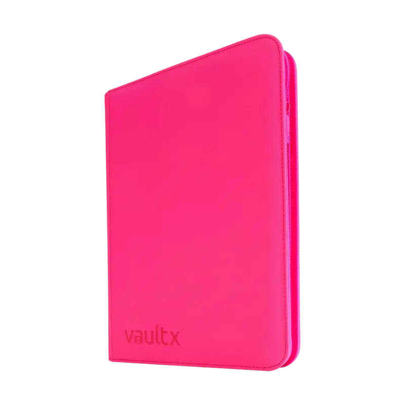 Vault X: 9-Pocket Zip Binder (Neon Pink) 1