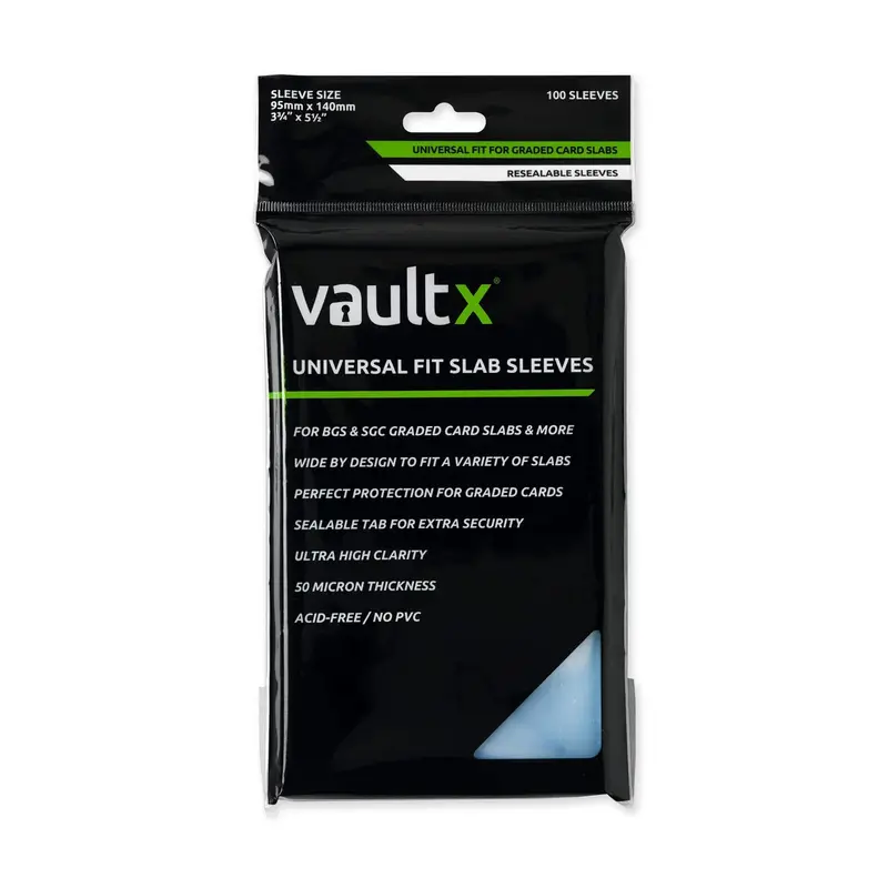Vault X: Exact Fit Slab Sleeves 100 Ct (Universal) 1