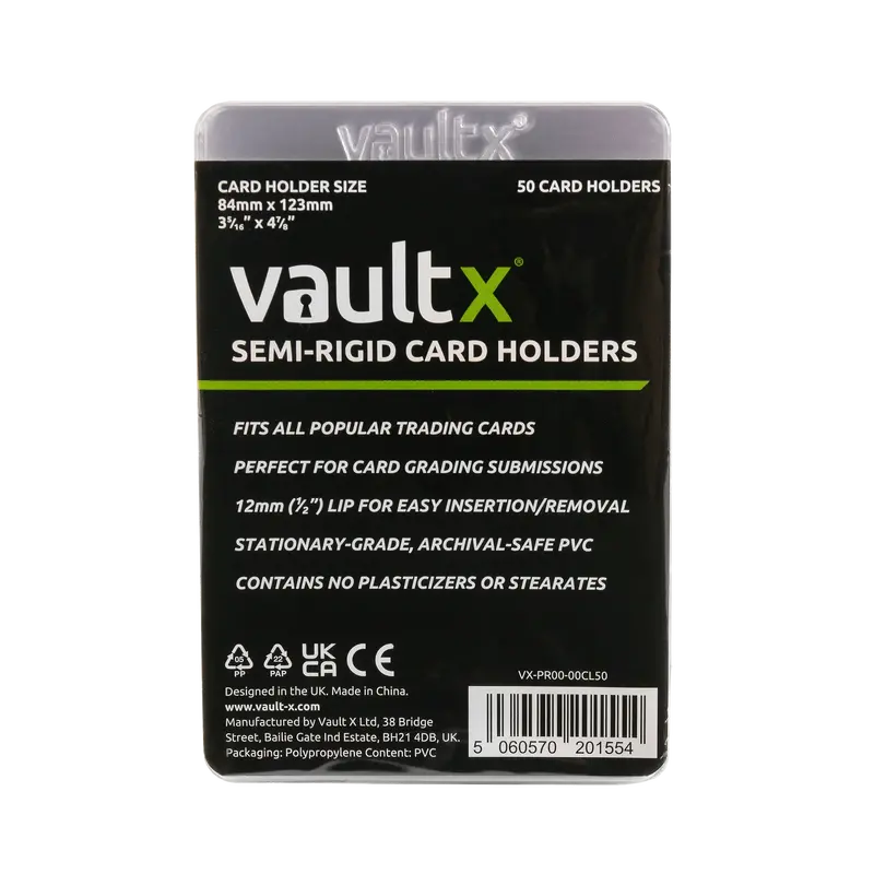 Vault X: Semi-Rigid Card Holder 50Ct 1