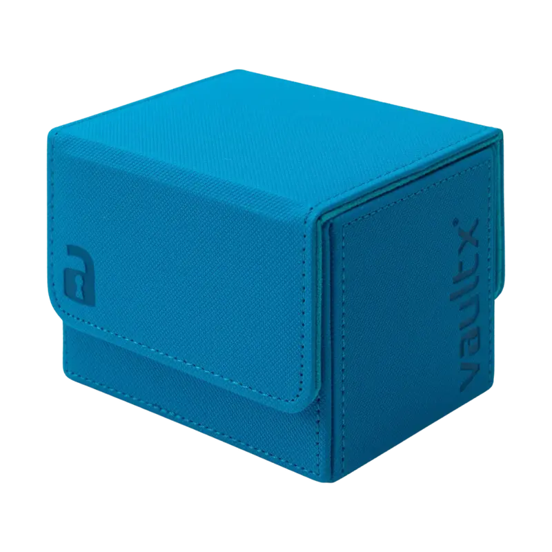 Vault X: Sideloading Deck Box 100+ Ct (Neon Blue) 1